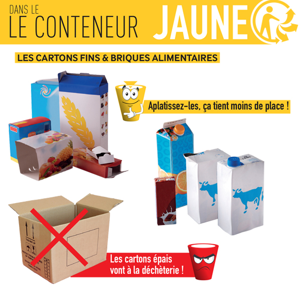 les cartons fins et cartonnettes